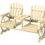 Banc de jardin en bois à 2 places High