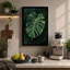 Monstera Leaf Study Botanical - Wrapped Canvas-1709538714-1709538725