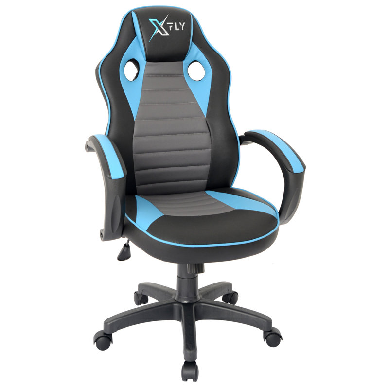 Fauteuil de jeu, Bleu et noir