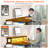 56.5" Adalicia With Drawers, Gaming Desk With Power Outlets And Storage, Home Office Desk-1994484325