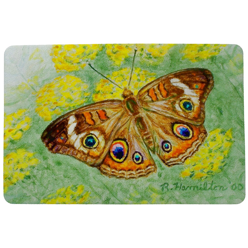 Tapis de porte antidérapant Dory, Rectangle 1 pi 6 po x 2 pi 2 po