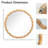 Round Wavy Wall Mirror
