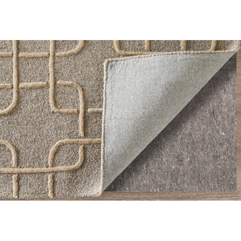 Kimball Transitional Trellis & Lattice Gray Area Rug, Rectangle 10' x 14'