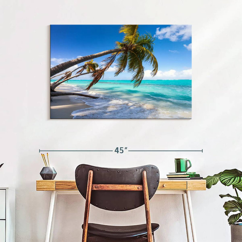Gillard Anguilla Island Palm Trees, 26" H x 39" W