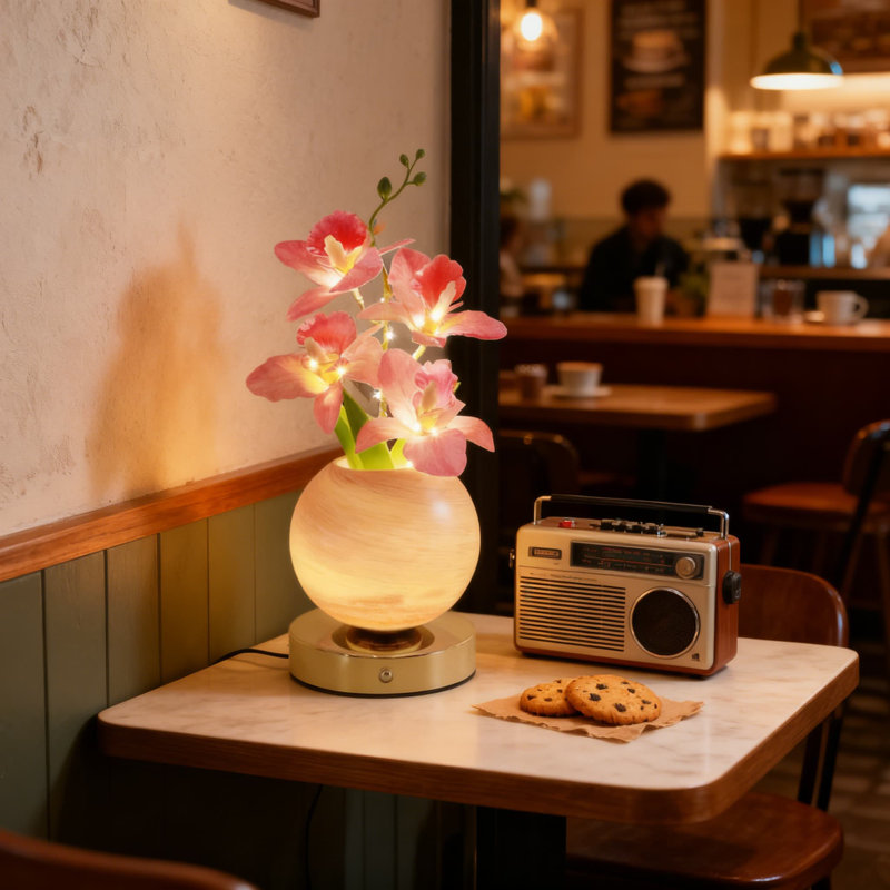 Lampe de table rechargeable Orchid