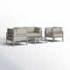Ramsey 4 - Person Patio Conversation Sets with Cushions