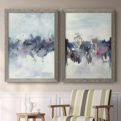 Birds I-Premium, toile encadrée - prête à être accrochée