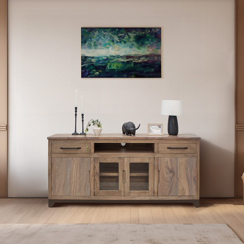 Crédence en bois massif Essa, 70"