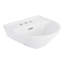 17" Lanken White Porcelain Specialty Wall Mount Bathroom Sink with Overflow-593670025