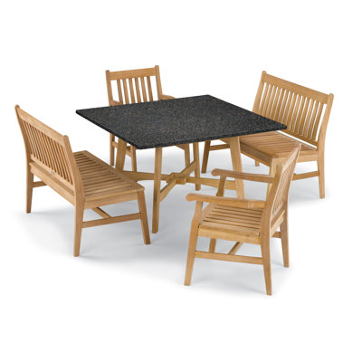 Ensemble repas d’extérieur 5 pièces Myres