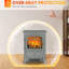 Electric Fireplace Heater with Realistic LED Flames-1581027644