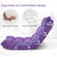 Chaise de plancher pliante avec dossier-1380415309