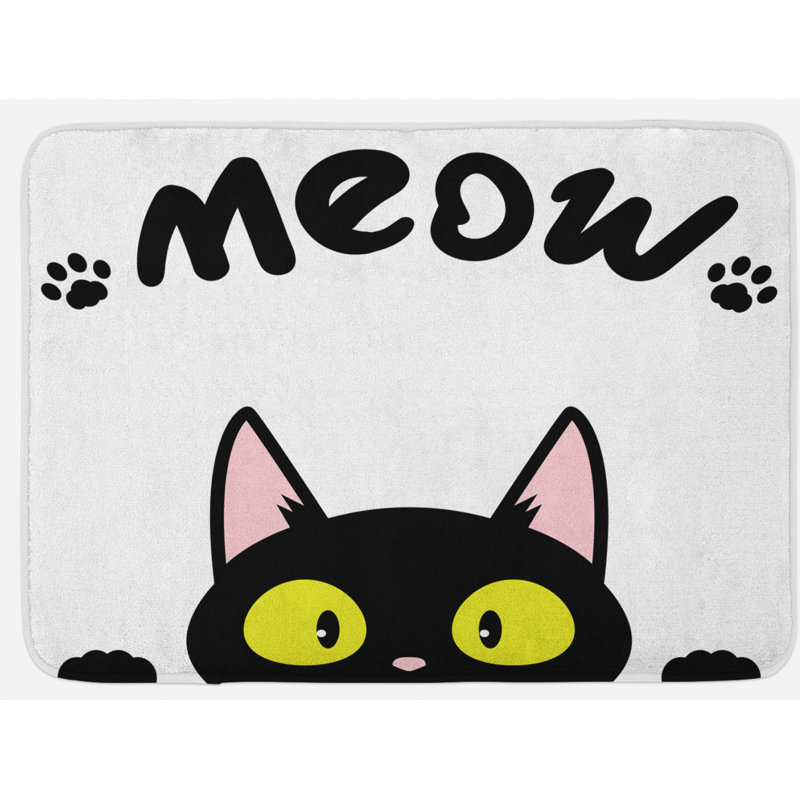 East Urban Home Cat Bath Rug | Wayfair