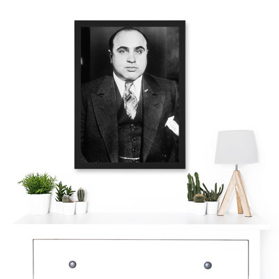 Al Capone 1935 Photo Mafia Chicago Gangster The Outfit - Single Picture Frame Art Prints