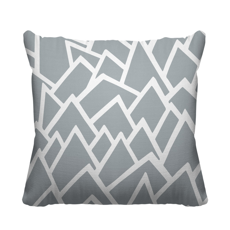 Coussin Speck, L 15 po x H 15 po, gris