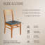 Ensemble de 6 housses de chaises de salle à manger extensibles, douces et amovibles, lavables