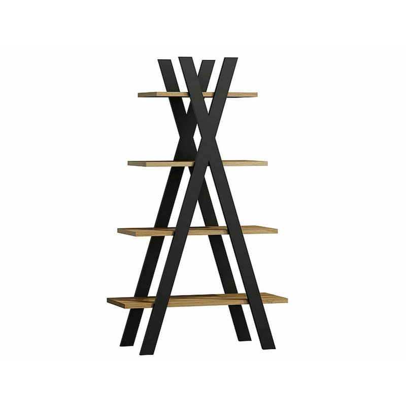 Eron 136cm H x 80cm W Corner Bookcase