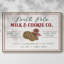 Toile tendue avec châssis Milk and Cookie-94362798-94362800