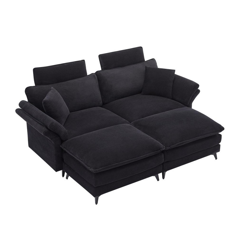 Comfortable Cloud Sofa, Black