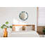 Huldar Glass Flat Wall Mirror