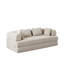 Canapé-lit modulaire convertible de 78,9 pouces avec accoudoirs amovibles, aucun assemblage requis-2093598005
