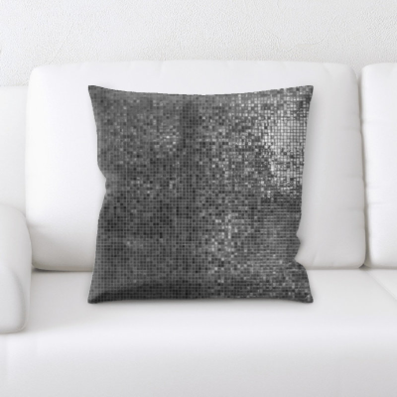 Microsuede Reversible Throw Pillow