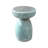 Modern Ceramic Accent Table with Sculptural Hourglass Design - Sleek Contemporary Side Table with Glossy Finish for Stylish Home Decor-457530645