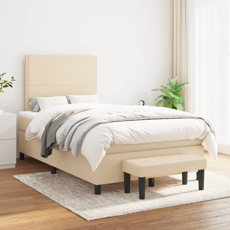  Sommier tapissier crème