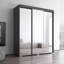 Armoire grise 71 "avec miroir Aria-873504376