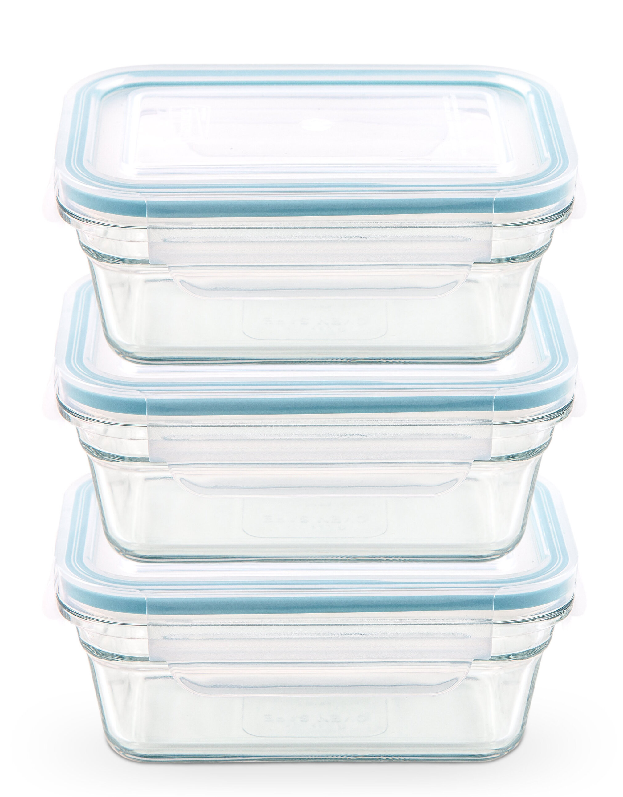 JoyJolt 3-Sectional Meal Prep Food Storage Containers - Set of 5