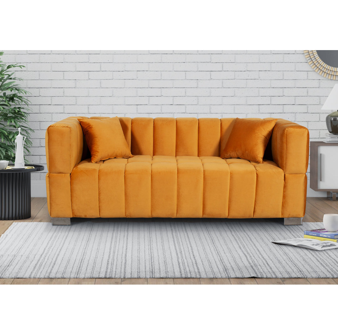 Sofa Ackworth aus Samt