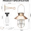 Luminaire suspendu d'extérieur 12,6 po-129464708