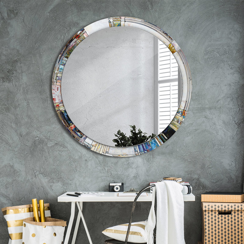 Huldar Glass Flat Wall Mirror