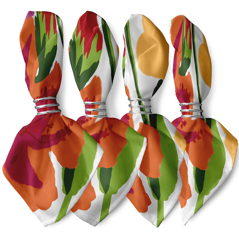 Stalbridge Polyester Floral Square Napkin