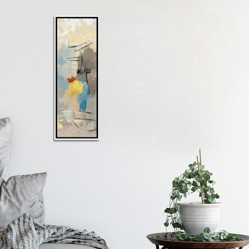 «Sail Away II», Toile blanche encadrée, H 36 po x l 12 po x P 1,5 po