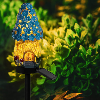 Veilleuse Lampe de sol en résine solaire pour l'extérieur