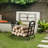 17'' W Metal Log Rack