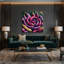 Légumes, art mural sur toile mauve Oca-2099224039