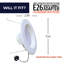 Ampoules encastrées DEL Bulbrite 5/6 po, équivalent 75 W, blanc chaud (2 700 K), blanc, à intensité variable-132711828