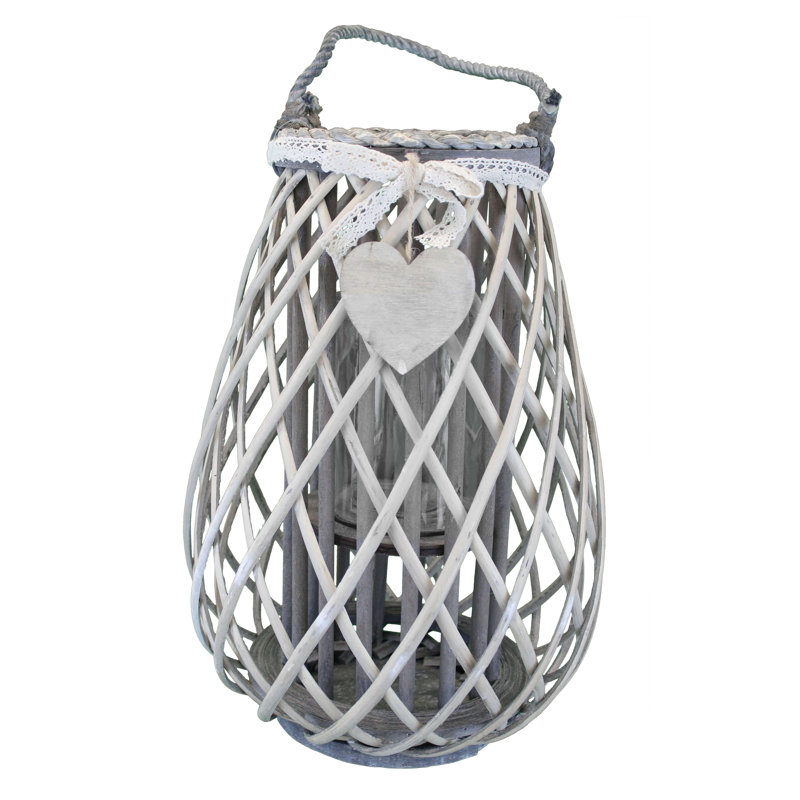 Glass Wall Lantern, Grey