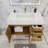 Glasgow 35.5'' Single Bathroom Vanity with Acrylic Top-1152167217-1173286061