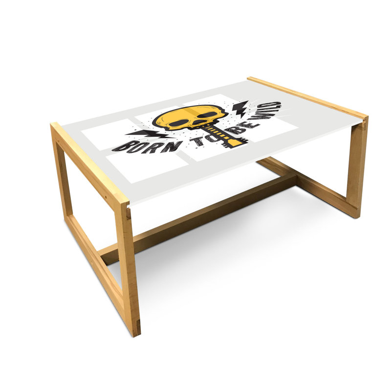Jaileen Sled Coffee Table, 90cm H x 62cm W x 40cm D