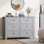 Commode 6 tiroirs, commode moderne avec tiroir profond 6 tiroirs