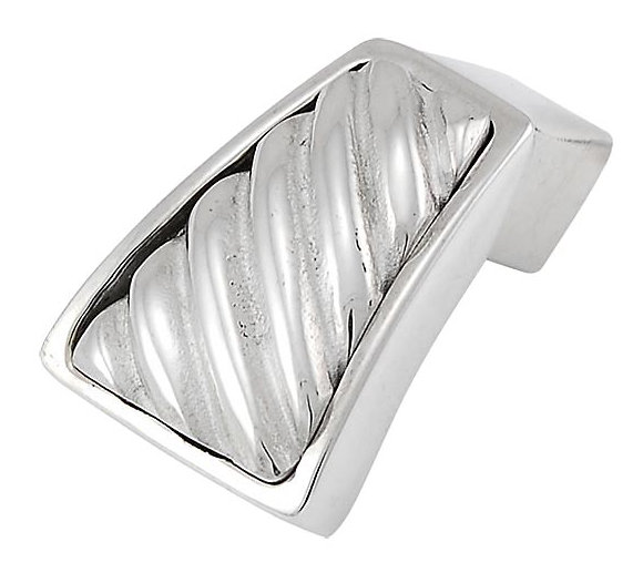 Sanzio Finger Pull, Polished Nickel