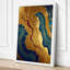 Gilded Flows Abstract - Wrapped Canvas-1478828393-1478828396