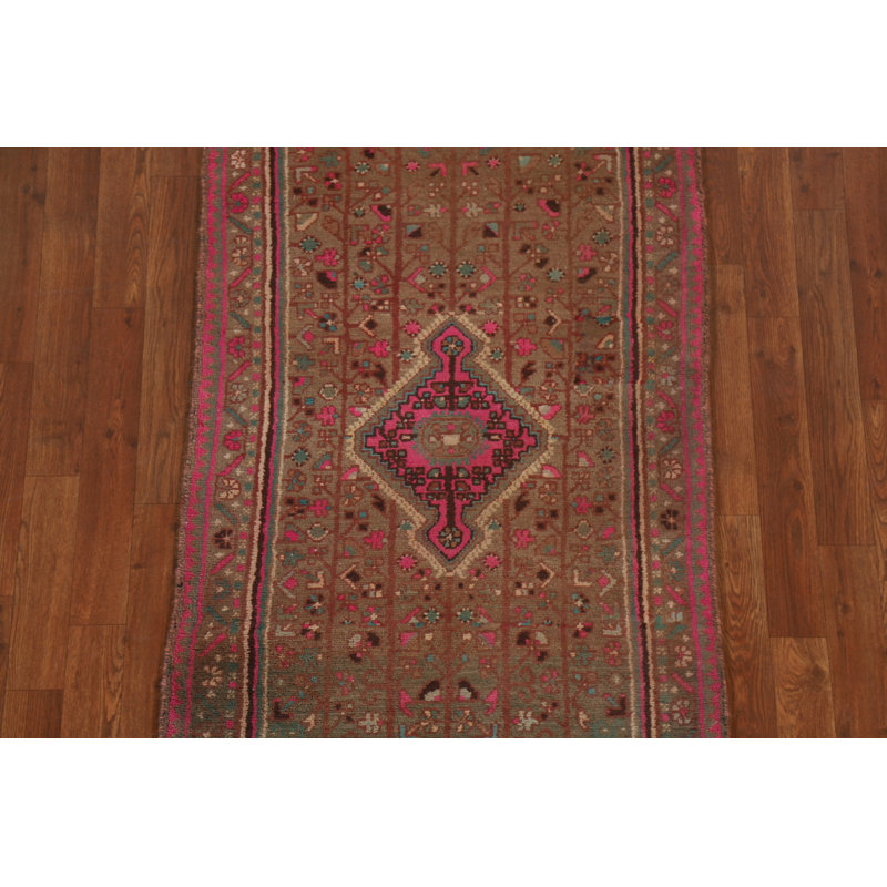 Tapis de couloir géométrique traditionnel 3 x 8