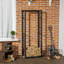 Brawlin 23.6'' W Metal Log Rack