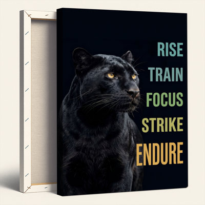 Black Panther Canvas Wall Art Oil Painting Print Set Of 1