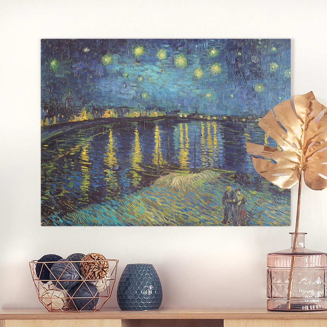 Leinwandbild Sternennacht über der Rhône von Vincent Van Gogh