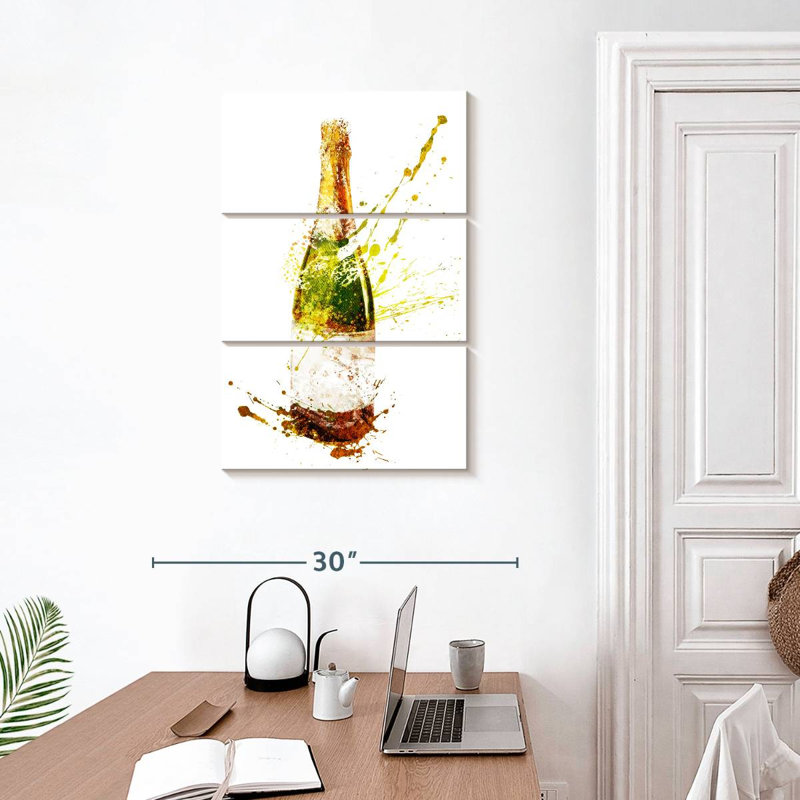 Yarlin Abstract Bottle, 32" H x 20" W